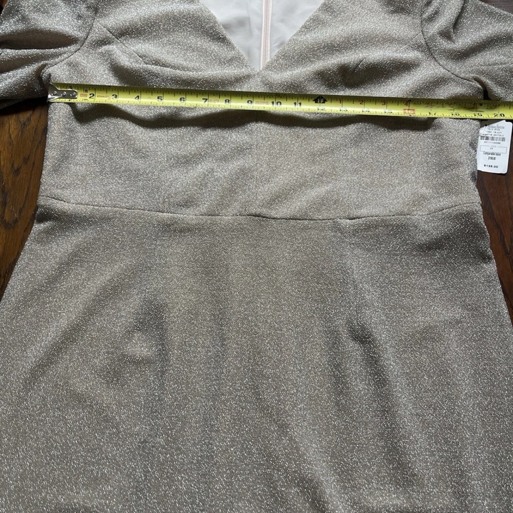 Dress The Population Riley Dress Metallic - Picture 6 of 11